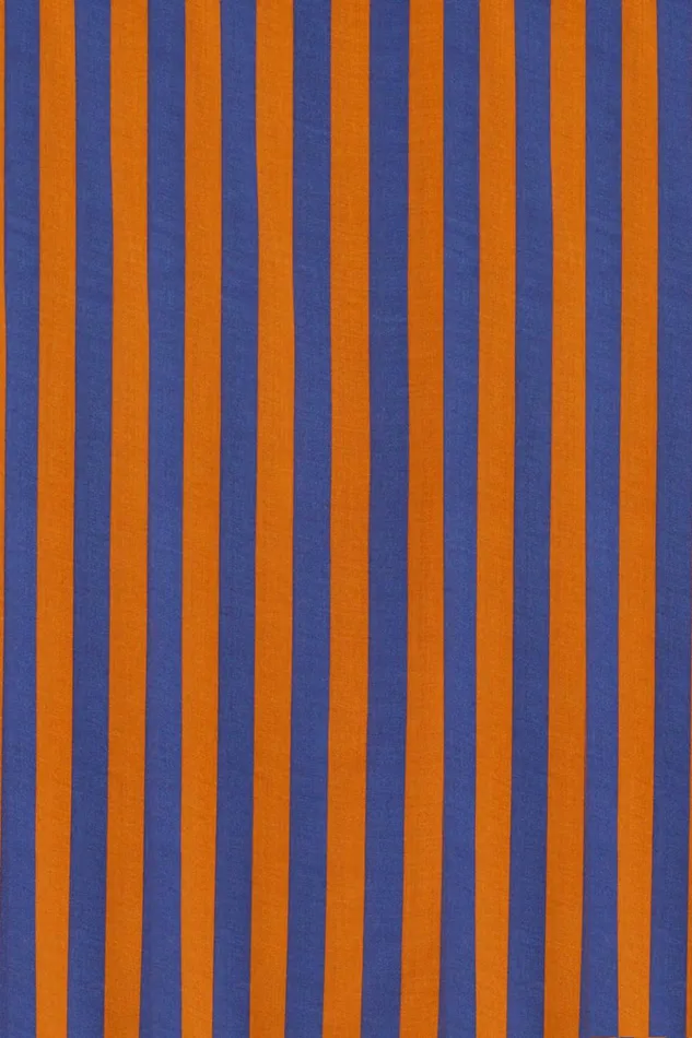 Leslie Shirt Bluecoffee Stripe Women Natalie Martin Tops