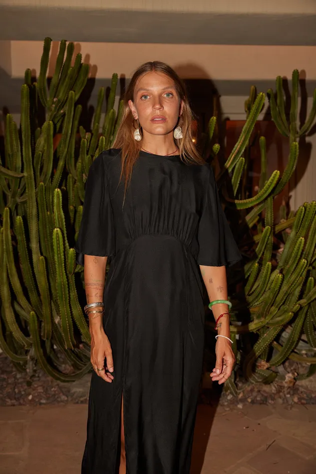 Lily Dress Black Silk Women Natalie Martin Dresses