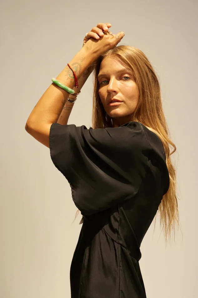 Lily Dress Black Silk Women Natalie Martin Dresses
