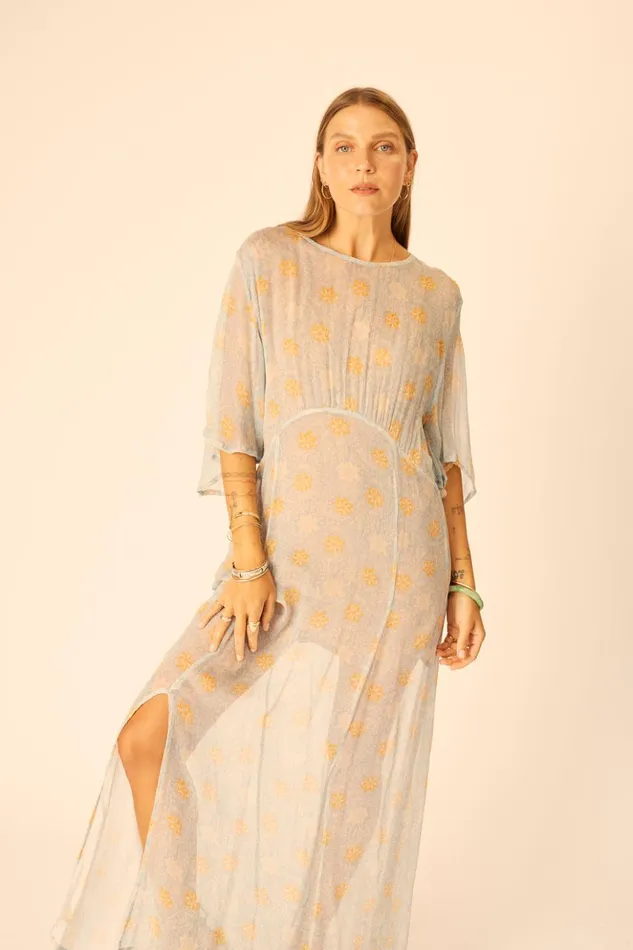 Lily Dress Snowflake Tangerine Women Natalie Martin Dresses