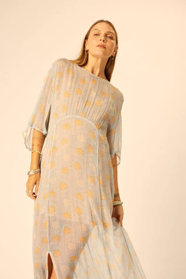 Lily Dress Snowflake Tangerine Women Natalie Martin Dresses