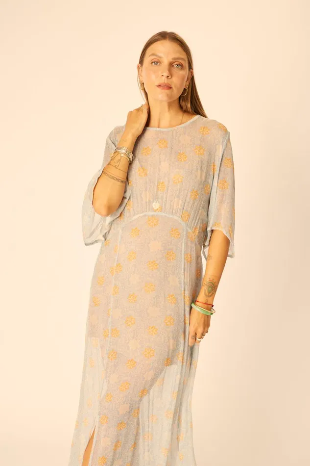 Lily Dress Snowflake Tangerine Women Natalie Martin Dresses