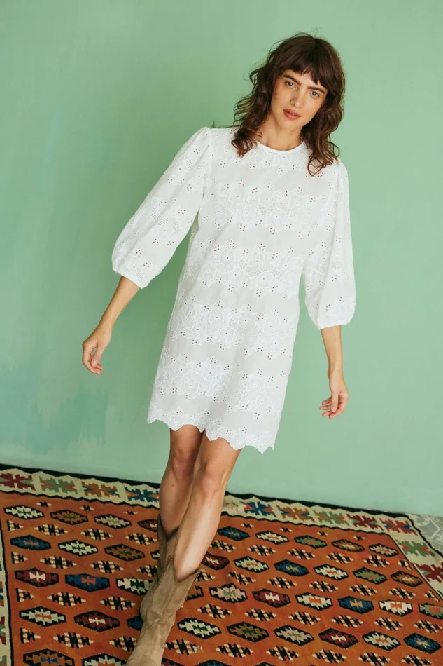 Lisa Dress Geranium Milk Women Natalie Martin Dresses