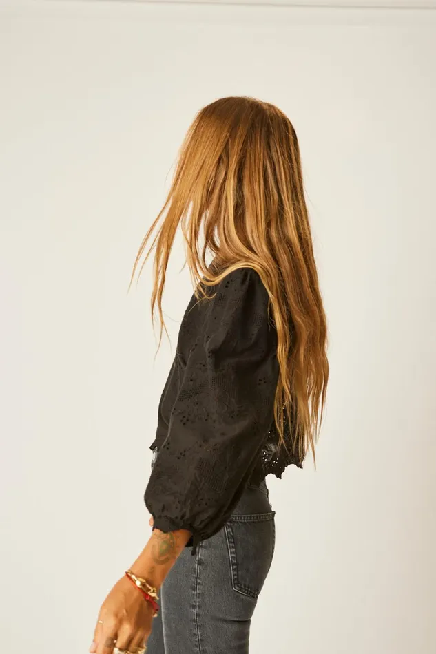 Lisa Top Geranium Midnight Women Natalie Martin Tops
