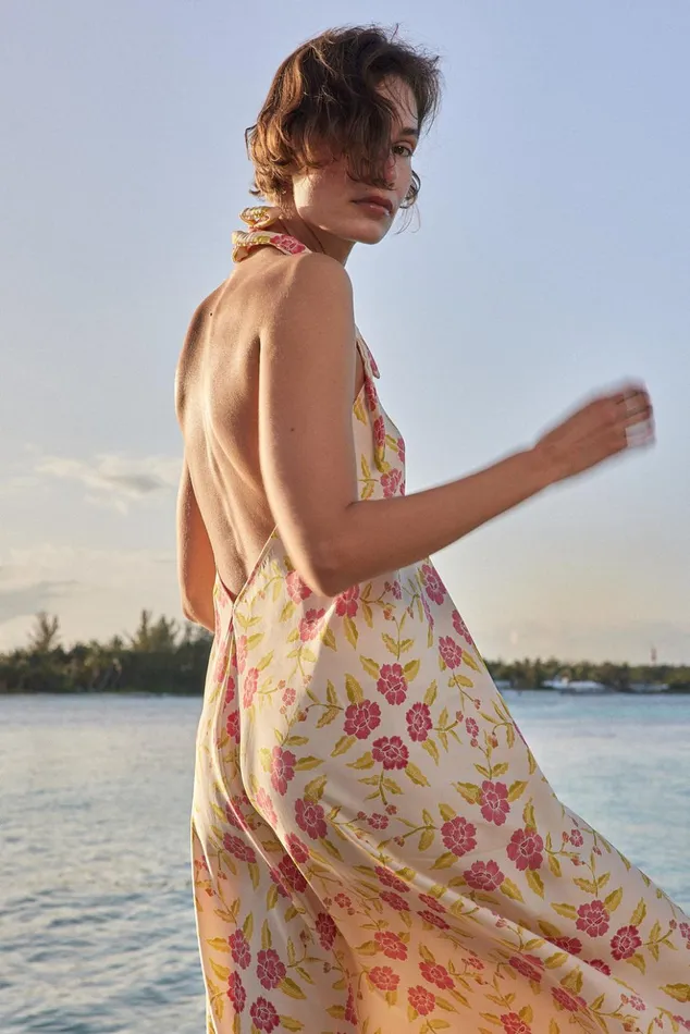 Lola Dress Prairie Dusty Crimson Women Natalie Martin Coverups