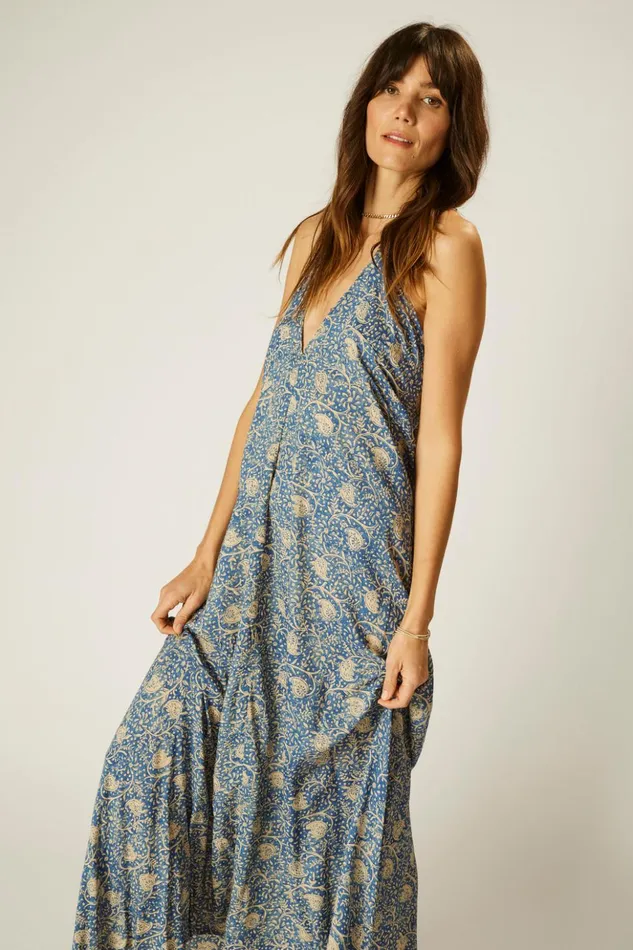 Lola Dress Water Lily Blue Women Natalie Martin Dresses