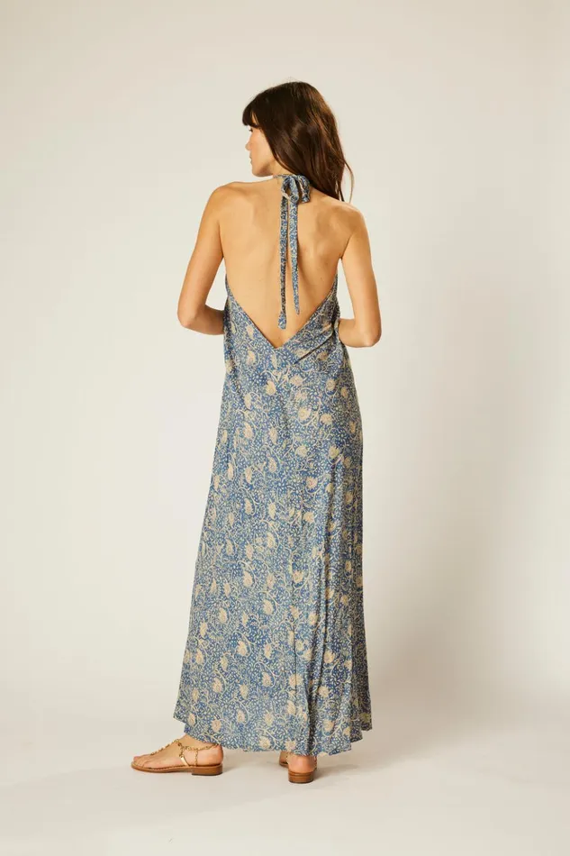 Lola Dress Water Lily Blue Women Natalie Martin Dresses
