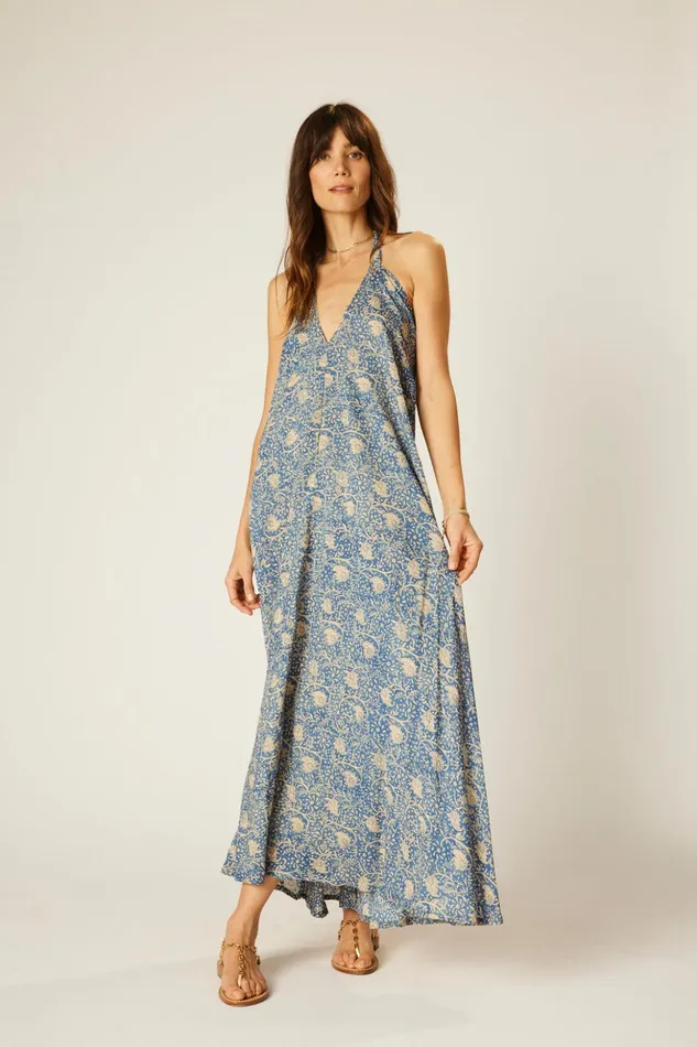 Lola Dress Water Lily Blue Women Natalie Martin Dresses
