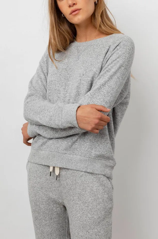Lounge Women Rails Callahan Sweatshirt Melange Grey