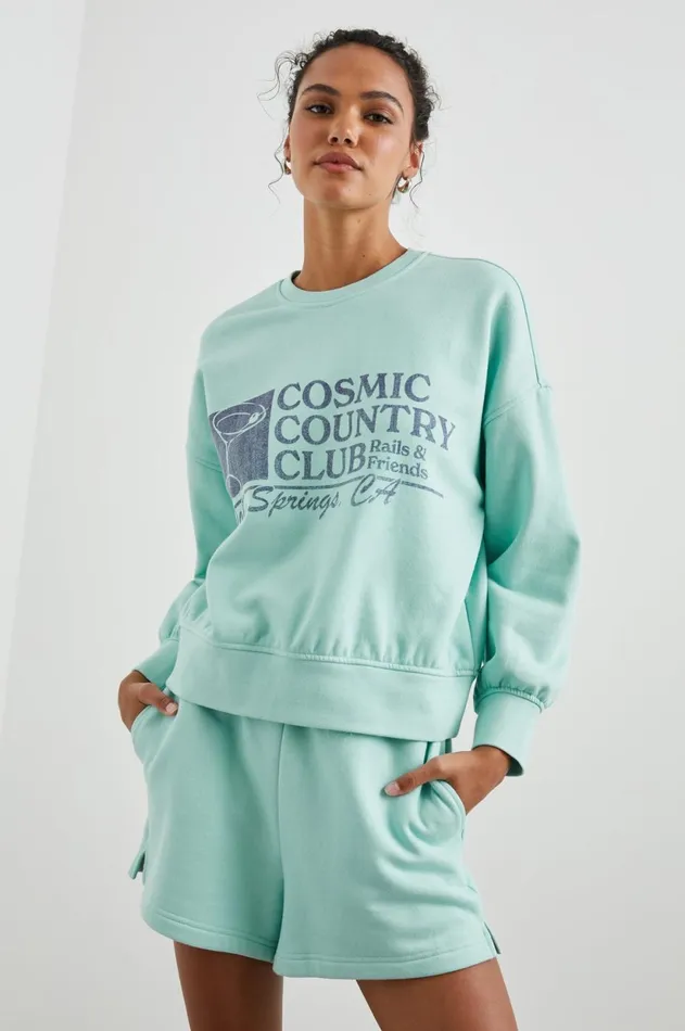 Lounge Women Rails Favorite Sweatshirt Mint Cosmic Country Club