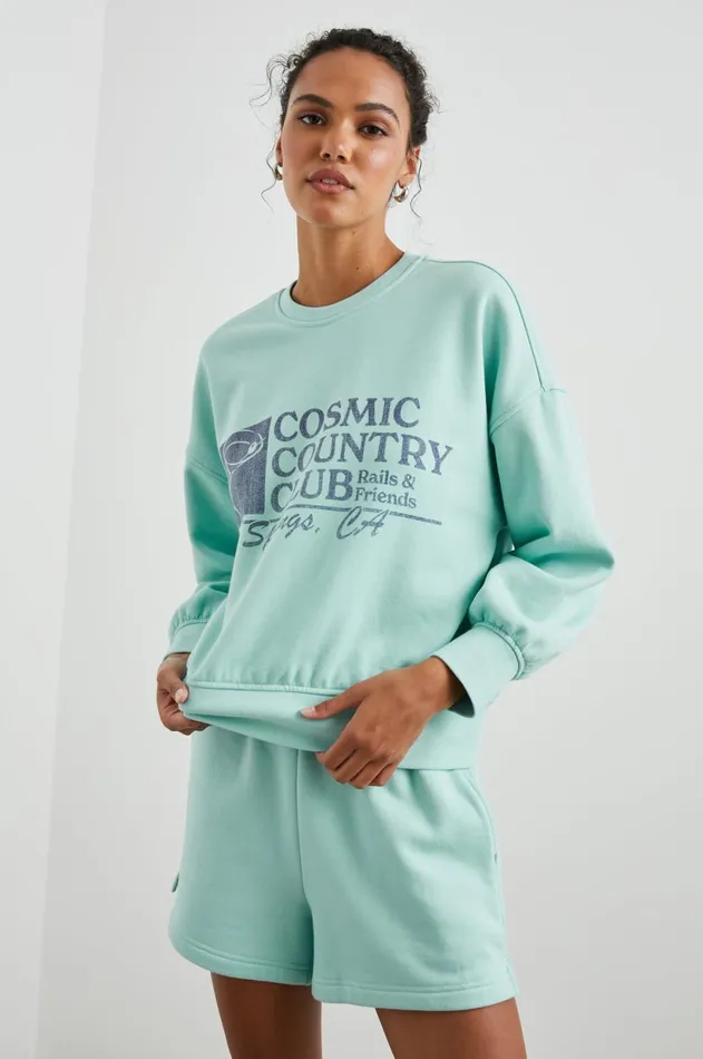Lounge Women Rails Favorite Sweatshirt Mint Cosmic Country Club