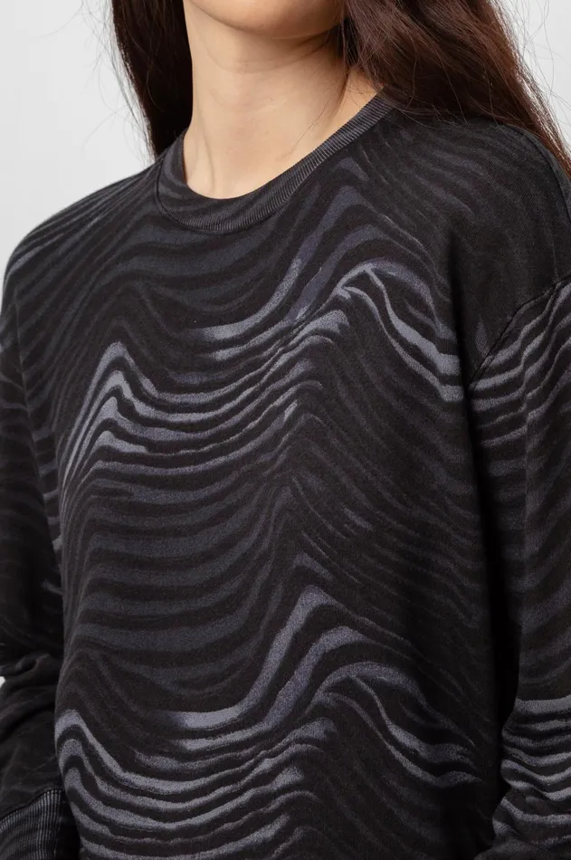 Lounge Women Rails Marlo and Kingston Set Charcoal Watercolor Stripes