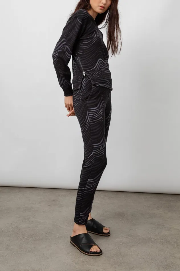 Lounge Women Rails Marlo and Kingston Set Charcoal Watercolor Stripes
