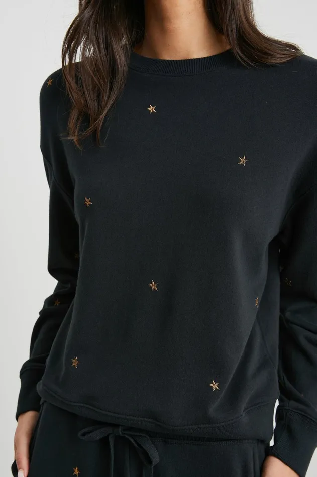 Lounge Women Rails Ramona Sweatshirt Bronze Star Embroidery