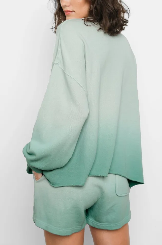 Lounge Women Rails Reeves Sweatshirt Aqua Dip Dye