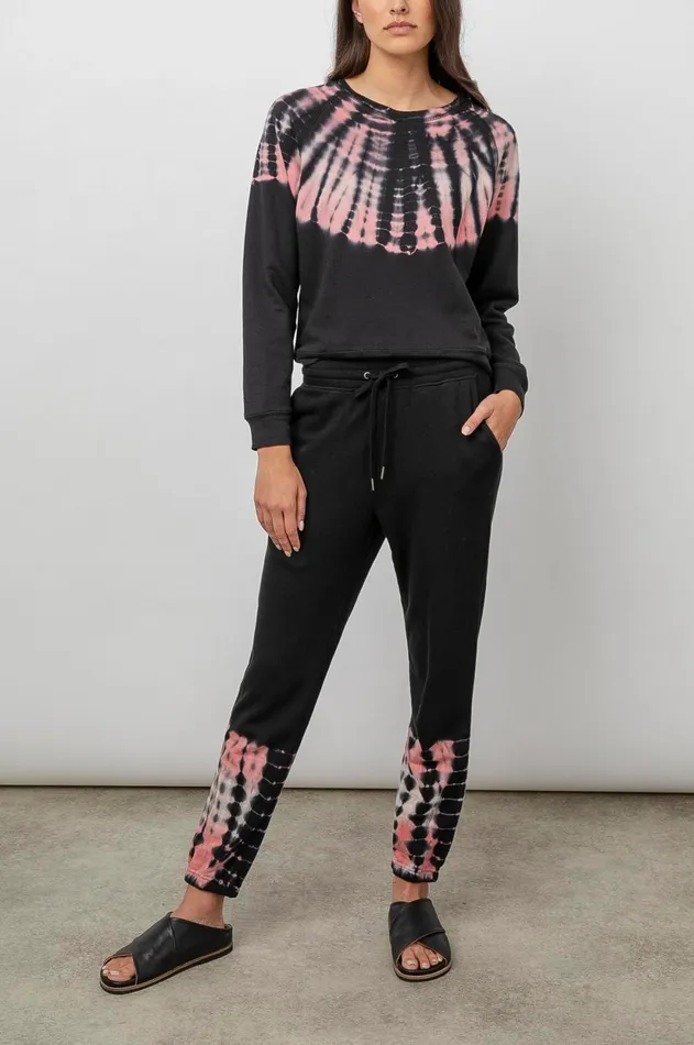 Lounge Women Rails Theo and Kingston Set Black Petal Tie Dye