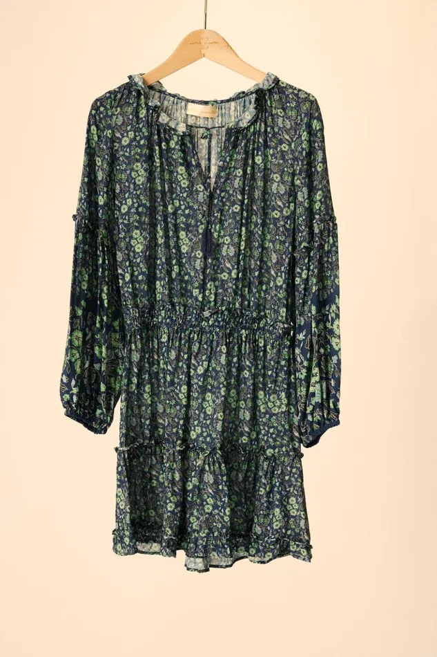 Maggie Dress Petite Fleur Marine Women Natalie Martin Dresses