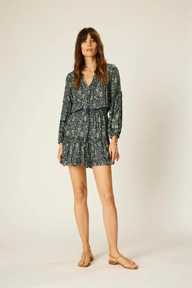 Maggie Dress Petite Fleur Marine Women Natalie Martin Dresses