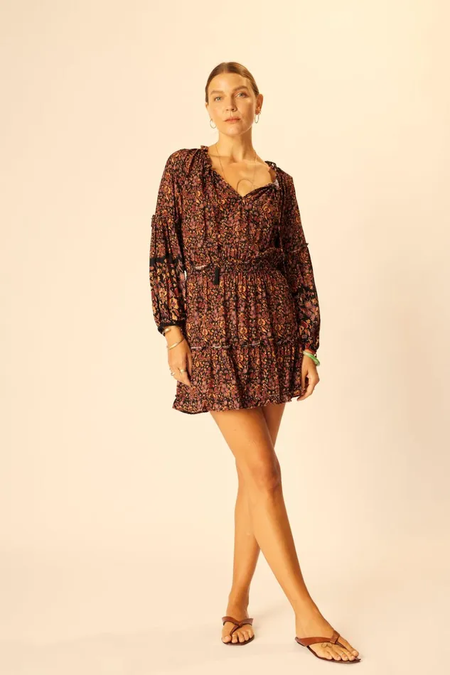 Maggie Dress Petite Fleur Noire Women Natalie Martin Dresses