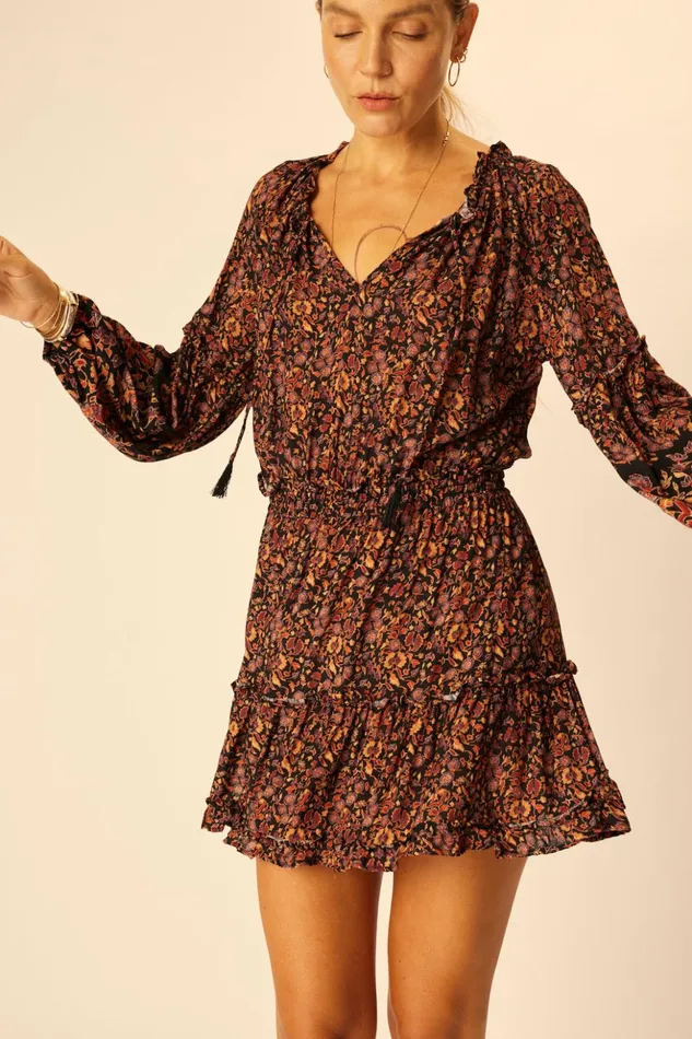 Maggie Dress Petite Fleur Noire Women Natalie Martin Dresses