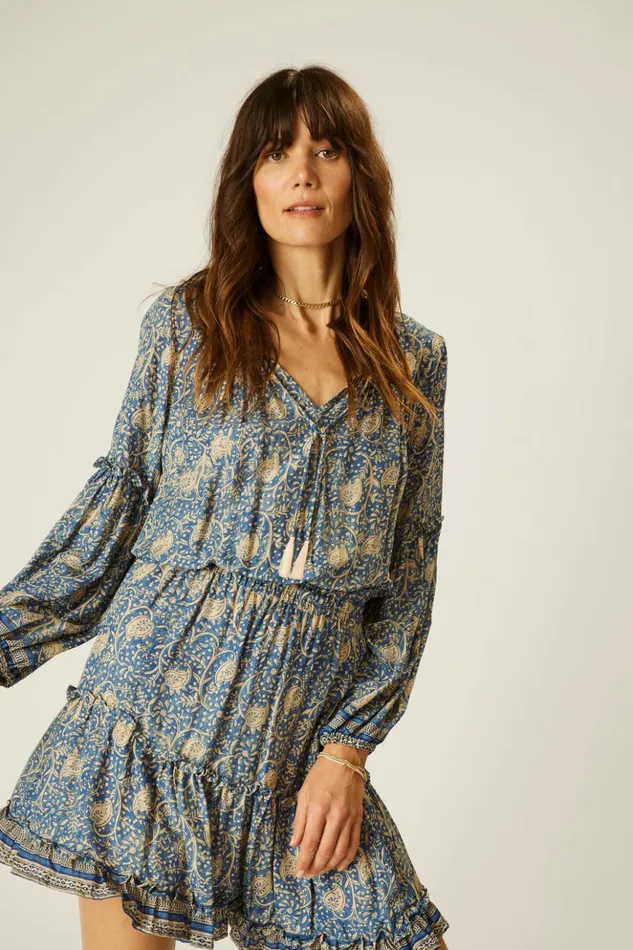 Maggie Dress Water Lily Blue Women Natalie Martin Dresses