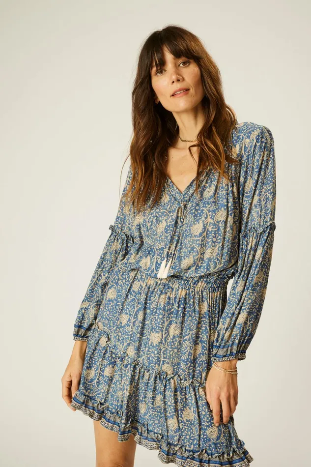 Maggie Dress Water Lily Blue Women Natalie Martin Dresses