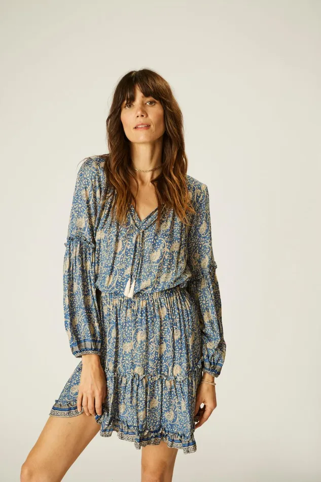 Maggie Dress Water Lily Blue Women Natalie Martin Dresses
