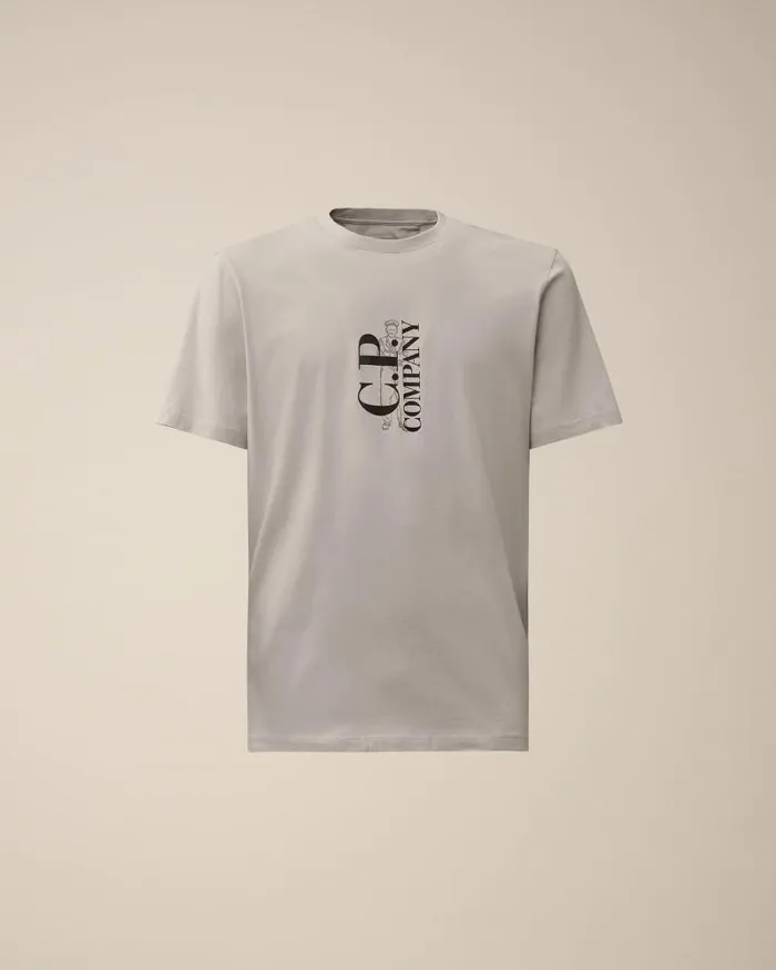 Man 301 Jersey British Sailor Tshirt Drizzle Grey CP Company Tshirts and Polo Man 301 Jersey British Sailor Tshirt Drizzle Grey CP Company Tshirts and Polo