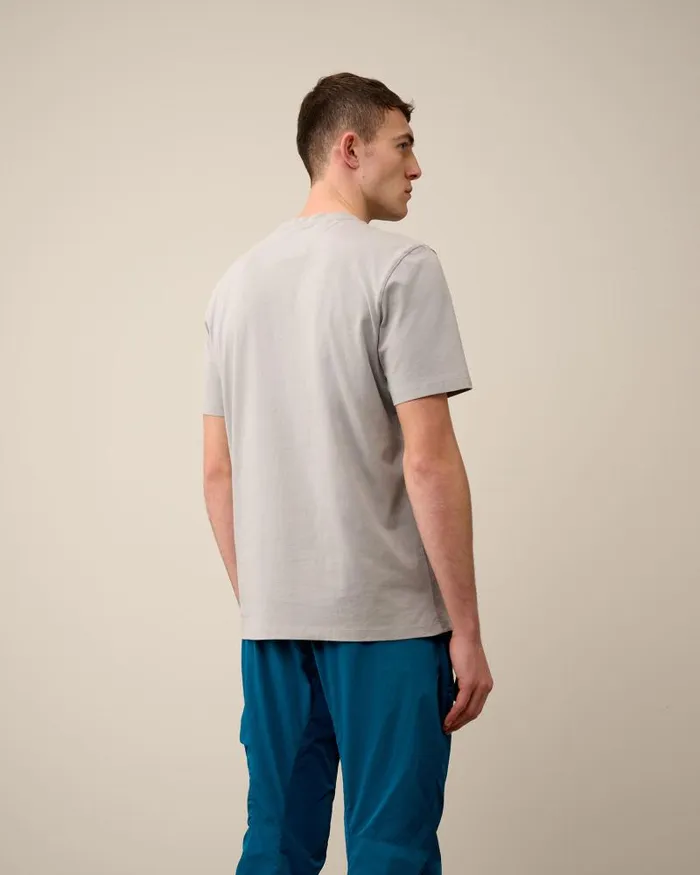 Man 301 Jersey British Sailor Tshirt Drizzle Grey CP Company Tshirts and Polo