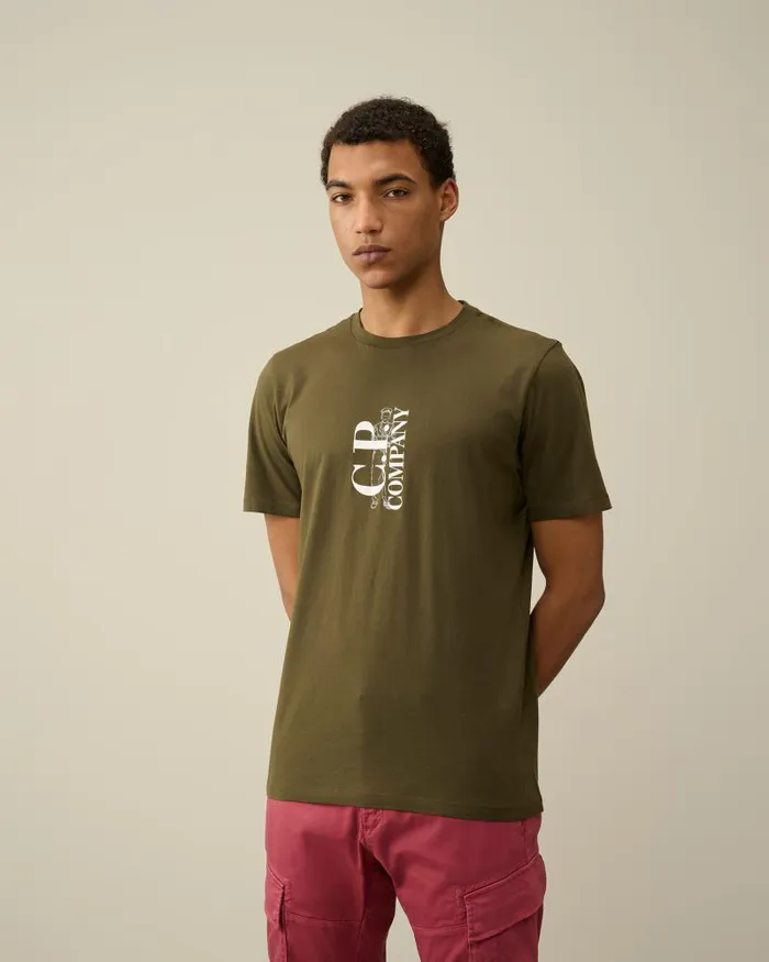 Man 301 Jersey British Sailor Tshirt Ivy Green CP Company Tshirts and Polo