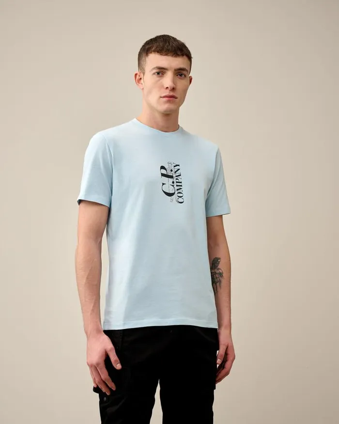 Man 301 Jersey British Sailor Tshirt Starlight Blue CP Company Tshirts and Polo