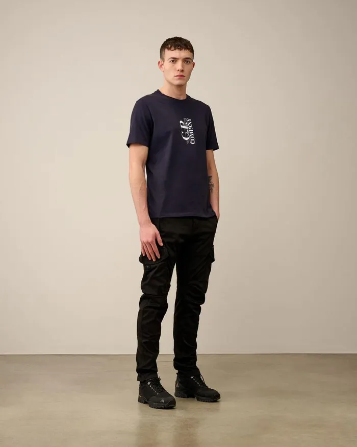 Man 301 Jersey British Sailor Tshirt Total Eclipse 8211 Blue CP Company Tshirts and Polo