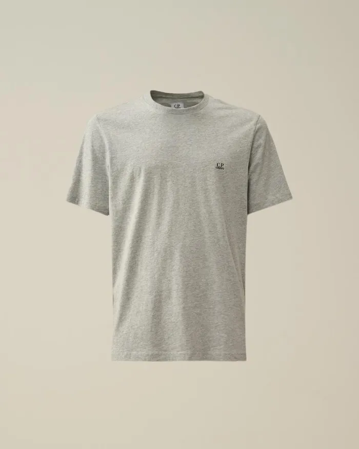 Man 301 Jersey Goggle Tshirt Grey Melange CP Company Tshirts and Polo