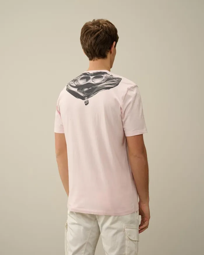 Man 301 Jersey Goggle Tshirt Heavenly Pink CP Company Tshirts and Polo