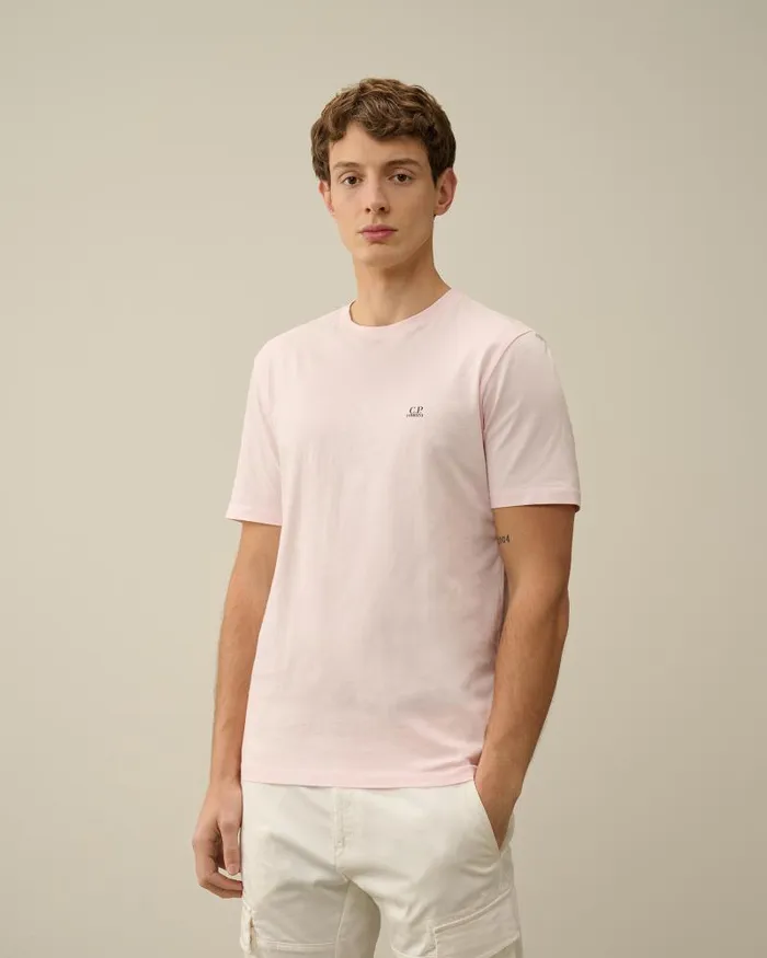 Man 301 Jersey Goggle Tshirt Heavenly Pink CP Company Tshirts and Polo