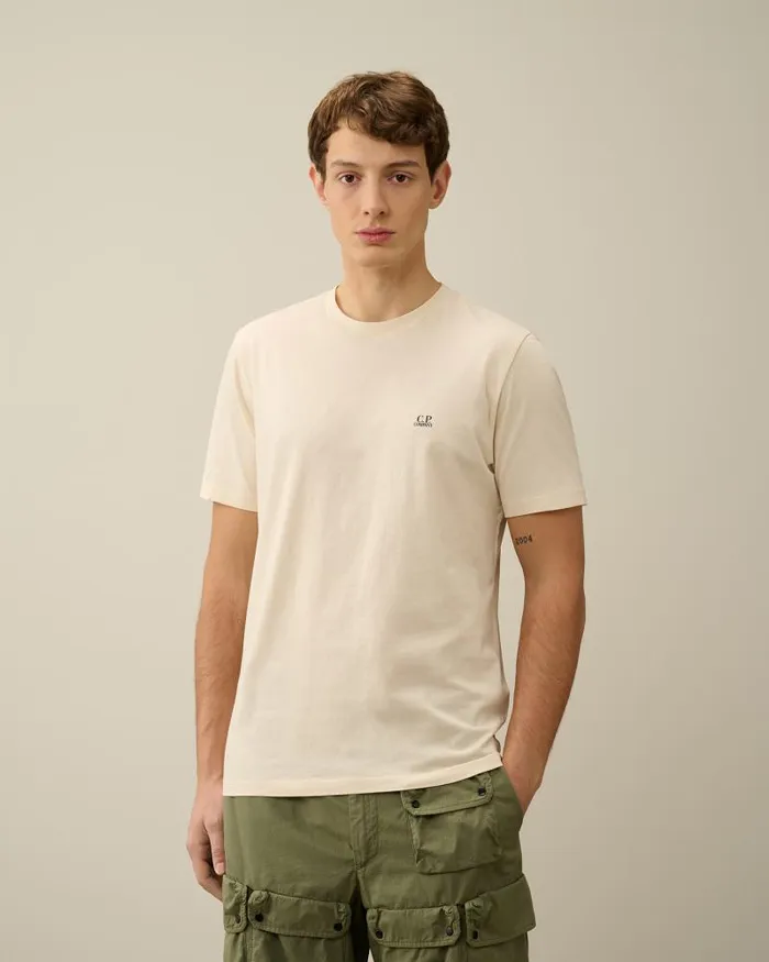 Man 301 Jersey Goggle Tshirt Pistachio Shell 8211 Beige CP Company Tshirts and Polo