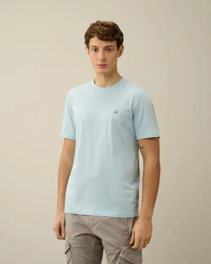 Man 301 Jersey Goggle Tshirt Starlight Blue CP Company Tshirts and Polo