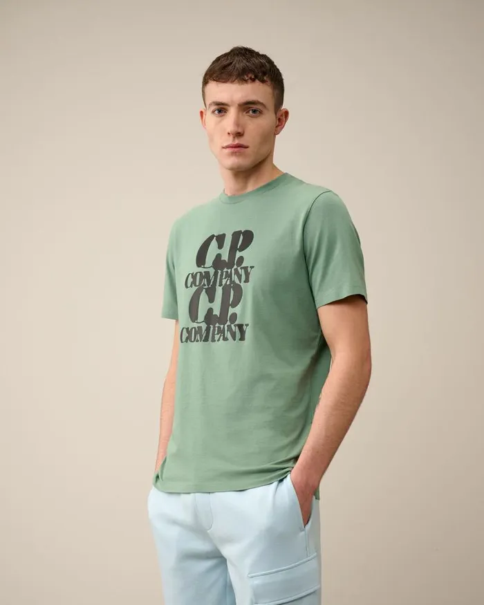 Man 301 Jersey Graphic Tshirt Green Bay CP Company Tshirts and Polo