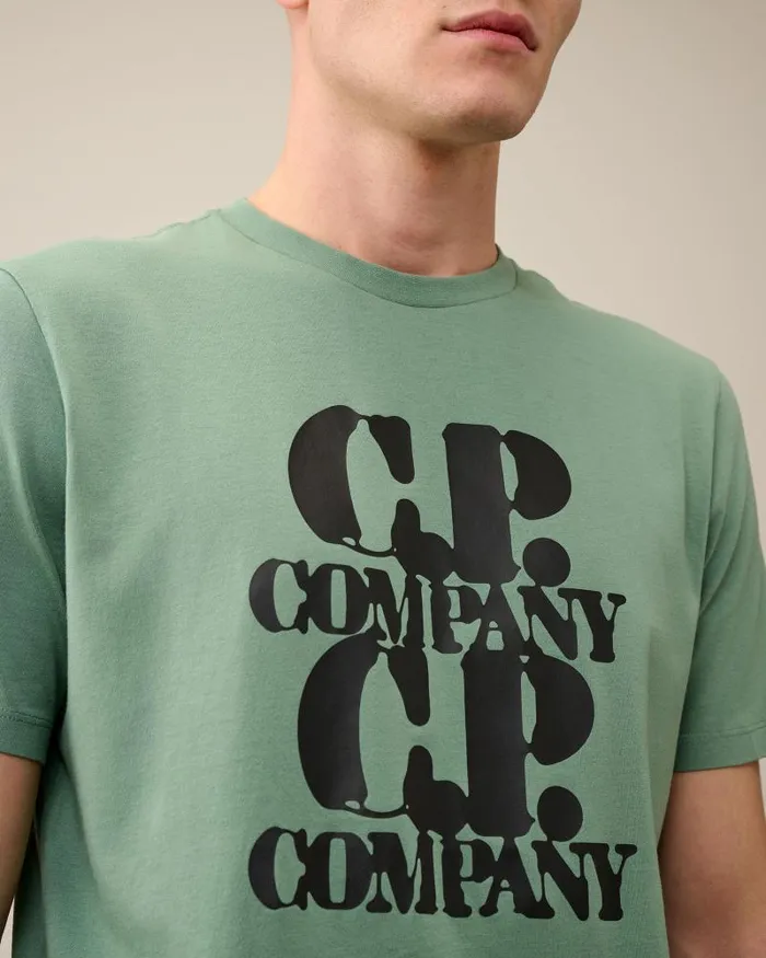 Man 301 Jersey Graphic Tshirt Green Bay CP Company Tshirts and Polo