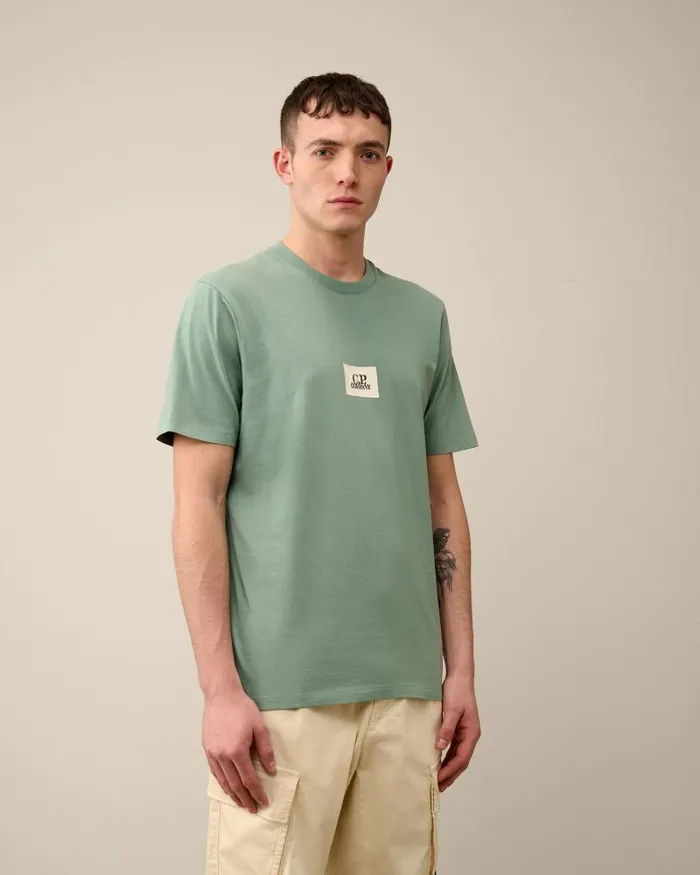 Man 301 Jersey Logo Tshirt Green Bay CP Company Tshirts and Polo