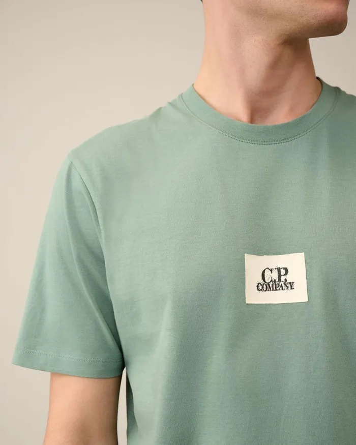 Man 301 Jersey Logo Tshirt Green Bay CP Company Tshirts and Polo