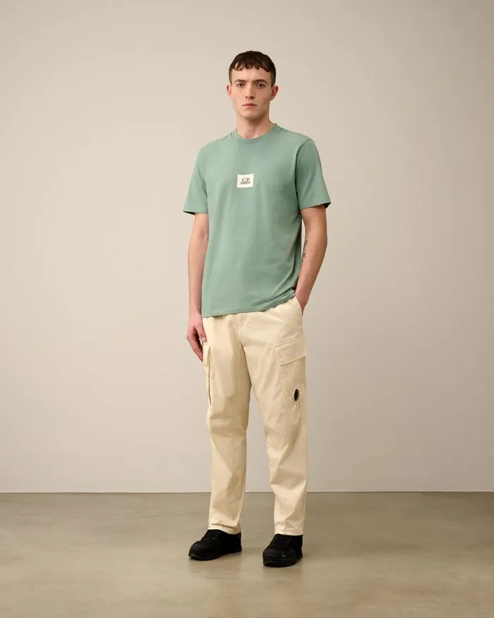 Man 301 Jersey Logo Tshirt Green Bay CP Company Tshirts and Polo