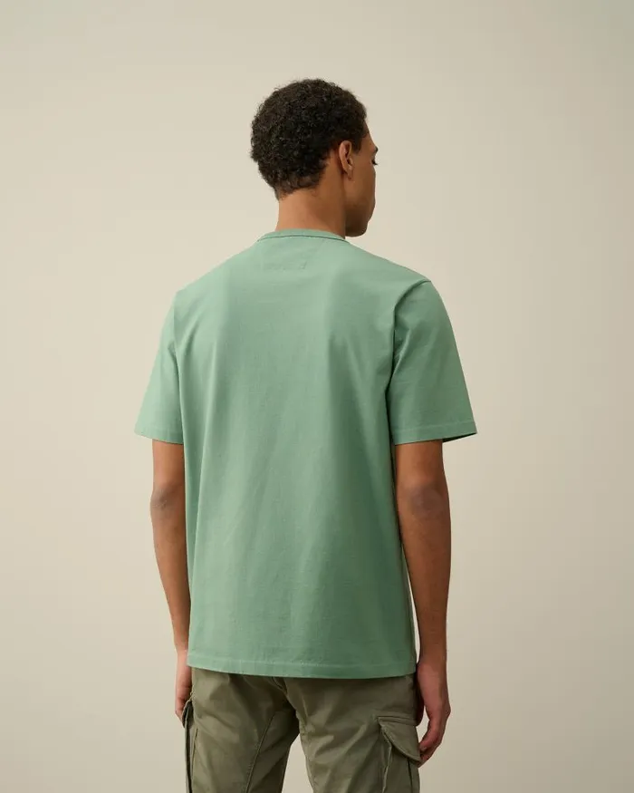 Man 302 Mercerized Jersey Twisted British Sailor Tshirt Green Bay CP Company Tshirts and Polo