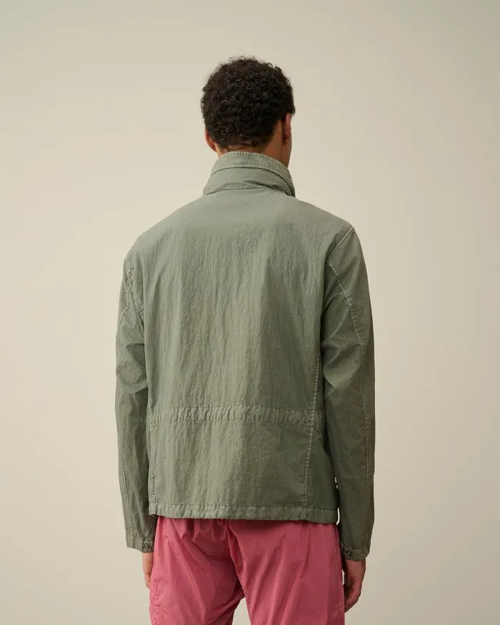 Man 50 Fili Gum Mixed Jacket Agave Green CP Company Jacket and Coats