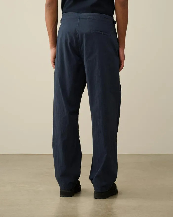 Man 50 Fili Loose Pants Mood Indigo 8211 Blue CP Company Trousers