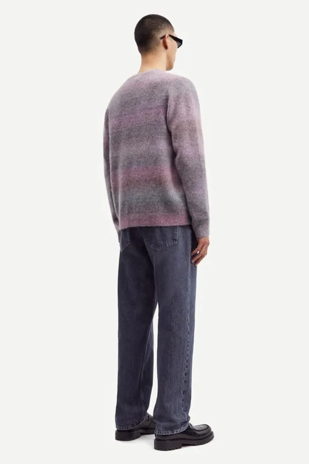 Man Aiden Cardigan 15012 Gray Ombre Samse Samse Knitwear