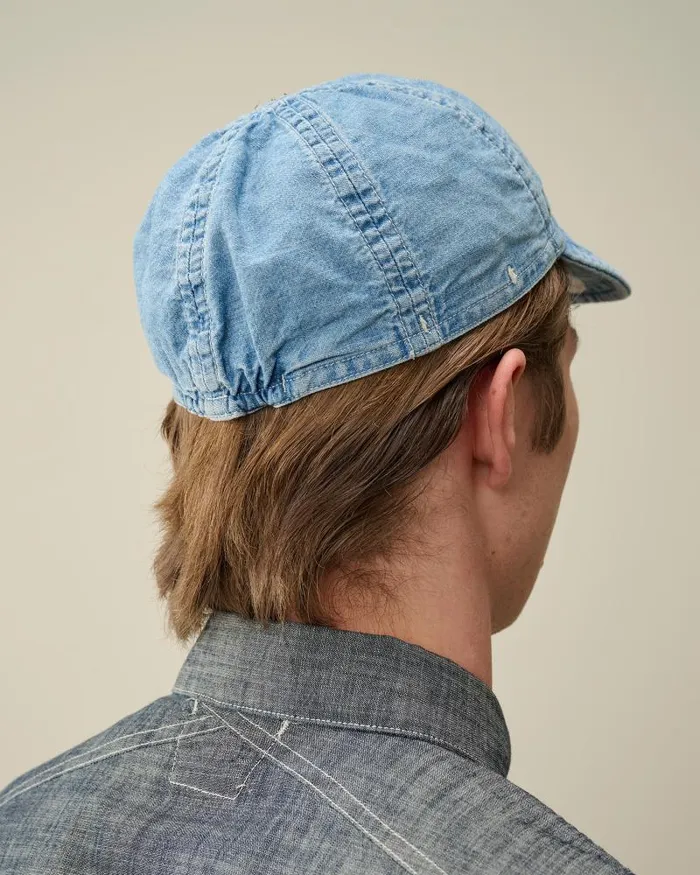 Man Blu Cycle Cap Stone Bleach 8211 Blue CP Company Hats