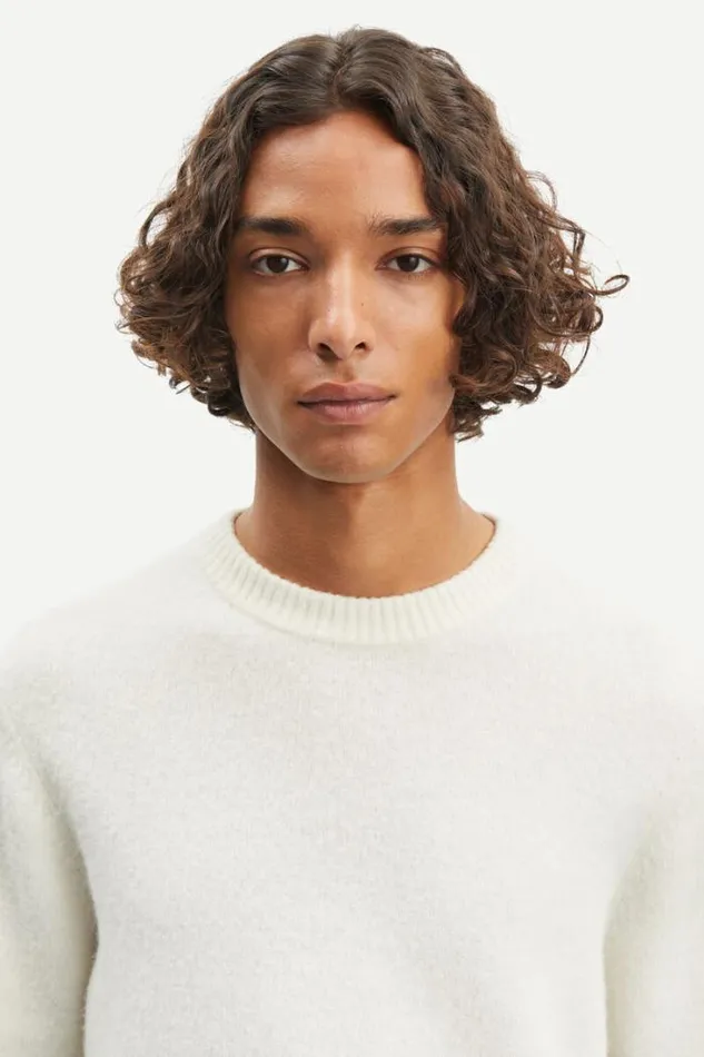 Man Butler On 9475 Clear Cream Samse Samse Knitwear