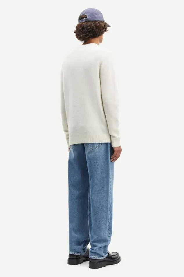 Man Butler On 9475 Clear Cream Samse Samse Knitwear
