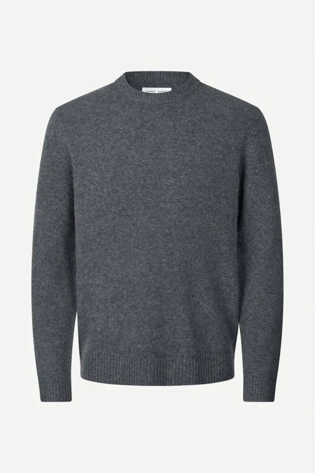 Man Butler On 9475 Dark Grey Mel Samse Samse Knitwear